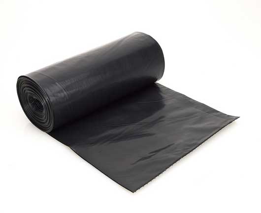 Мешки для мусора чёрные (60л)